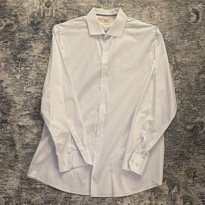 Penguin White Button Down Shirt Slim Fit 16 - 32/33